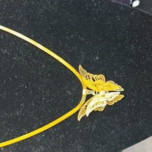 Stainless steel butterfly chain with 18k plating New
